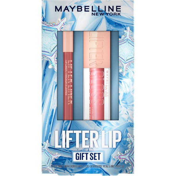 MAYBELLINE Lifter Gloss and Lifter Liner Makeup Gift Set, Lip