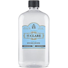 St Clare Aloe & Witch Hazel Facial Toner - Alcohol Free Witch Hazel Toner for Face & Skin (Unscented)