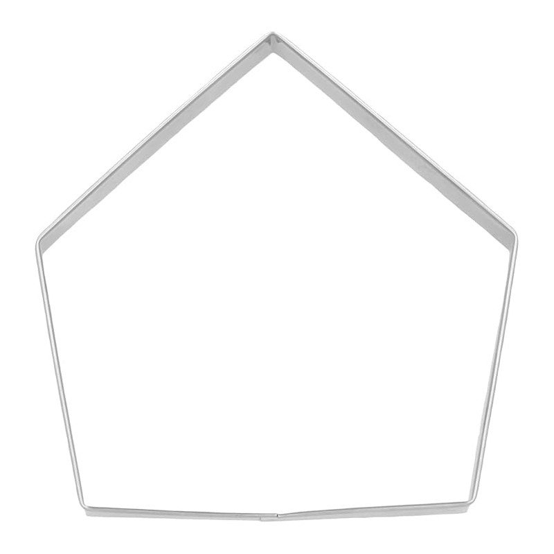 Birkmann Gingerbread House Cookie Cutter Set, 6 Pieces, Stainless Steel,