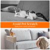 4 Pcs Armrest Chair Covers With 20 Velcro Set, Stretch