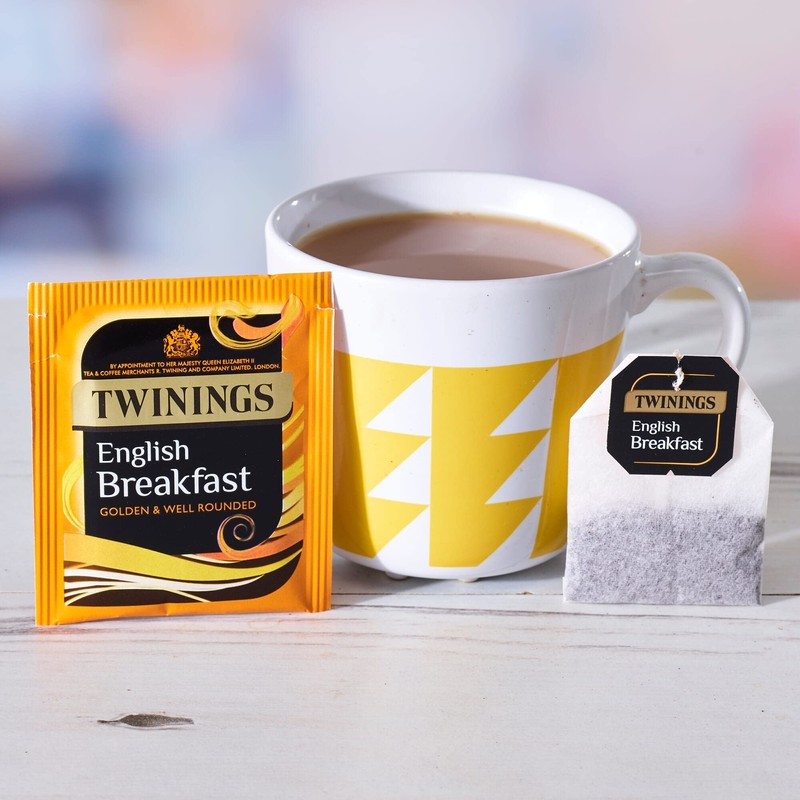 Twinings English Breakfast String and Tag Pack of 100