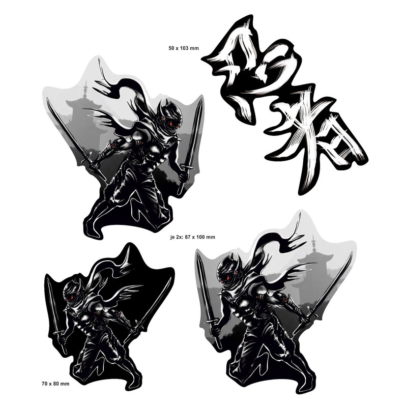 BIKE-label Sticker Laptop Vinyl Ninja E Scooter Car Tuning Body