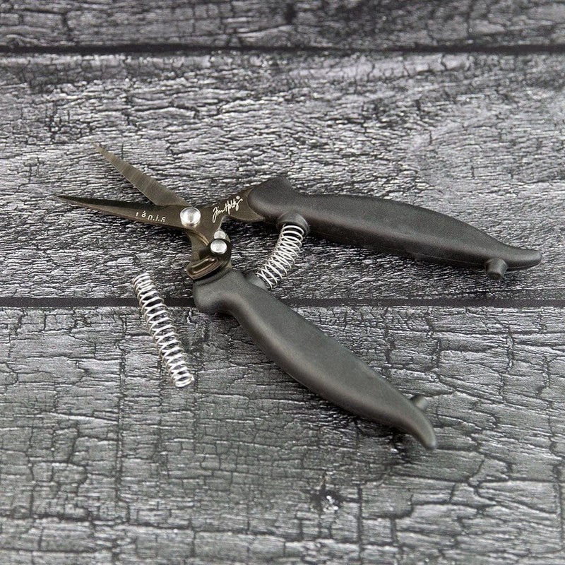 Tonic Studios Tim Holtz Recoil Scissors - Titanium Coated, Double-Beveled