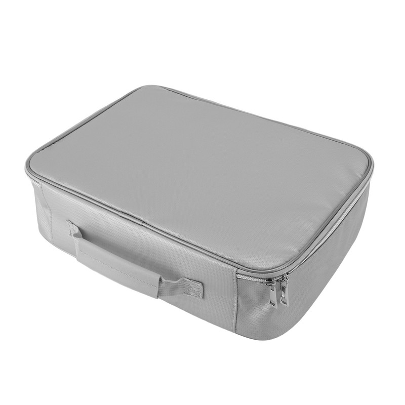 Fireproof Document Bag Portable Waterproof Office Important Document Storage Organizer