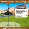 Squirrel Baffle for Bird Feeder Pole,Outdoor Pole Mount Squirrel Proof
