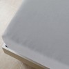 vidaXL - 2x Jersey Fitted Sheets Grey 100x200 cm -