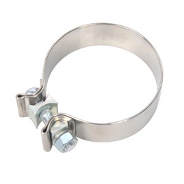 Emotor Stainless 3 Inch Narrow Band Exhaust Seal Clamp for OD 3" Exhaust Pipes/Muffler/Tips