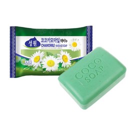 Natural Soap, Face Soap, Facial Wash, Shower (Chamomile Exfoliating Soap) / 천연비누 세수비누 세안 샤워 _(카모마일 때비누)