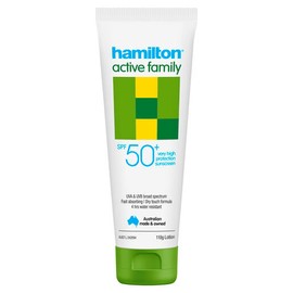 Hamilton Sun Active Family SPF50+ Lotion 110g