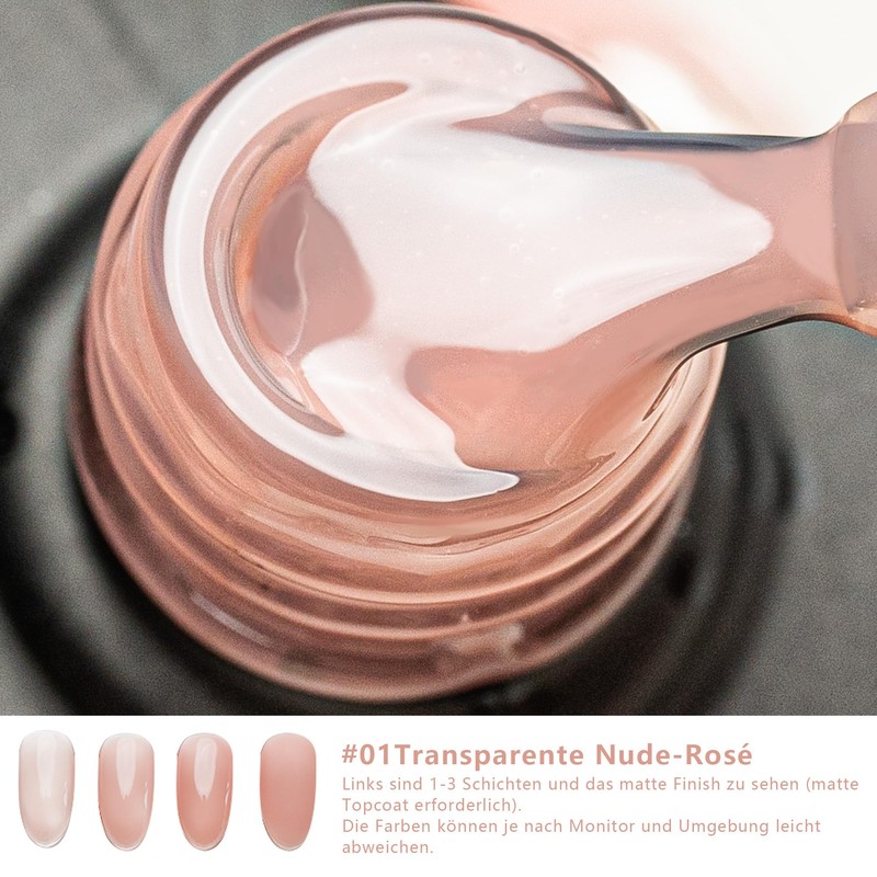 Sun&Beam Nails One-step gel 3-in-1, no base or top coat