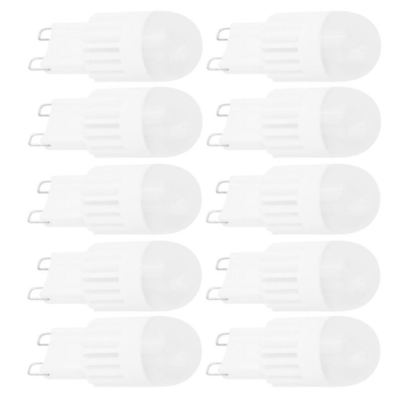 10Pcs G9 Bulbs 3W 5LED Bi Pin Light Source for