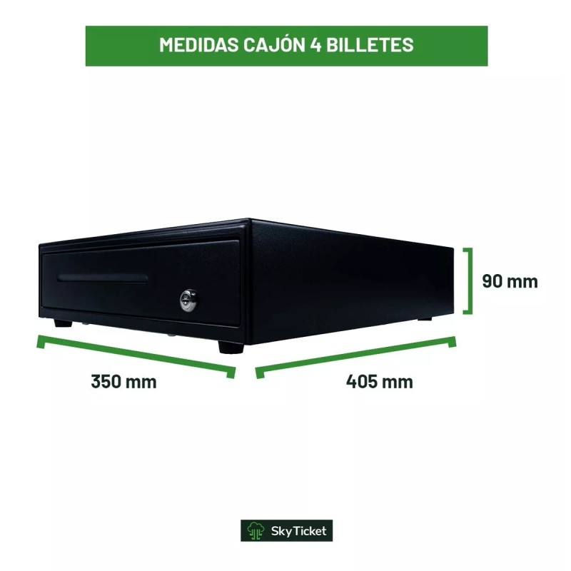 Sky Ticket Kit Punto De Venta Lector Barras Con Base