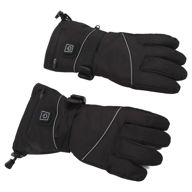 USB Heated Gloves 3 Temperature Gears Waterproof Windproof Keep Warm