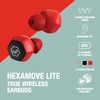 V-MODA Hexamove Lite Wireless Earbuds - Red