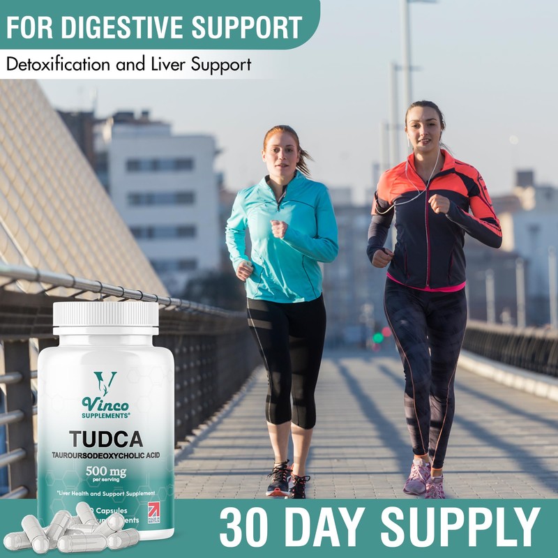 TUDCA Bile Salts Liver Support Supplement - 60 Capsules -