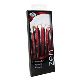 Royal & Langnickel Zen Short-Handle Scrubber Brush Set, 5pc