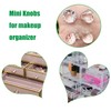 Yinpecly 6PCS Self Adhesive Cabinet Pull Handle, Mini Acrylic Pull