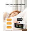 Netzu Projection Alarm Clock, Digital Clock with 350° Rotatable Projector,