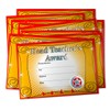 SuperStickers Head Teacher's Award Sparkling School Certificate (A5). Pack of