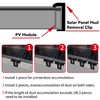 Pack of 24 Solar Panel Water Drain Clips 30 mm,