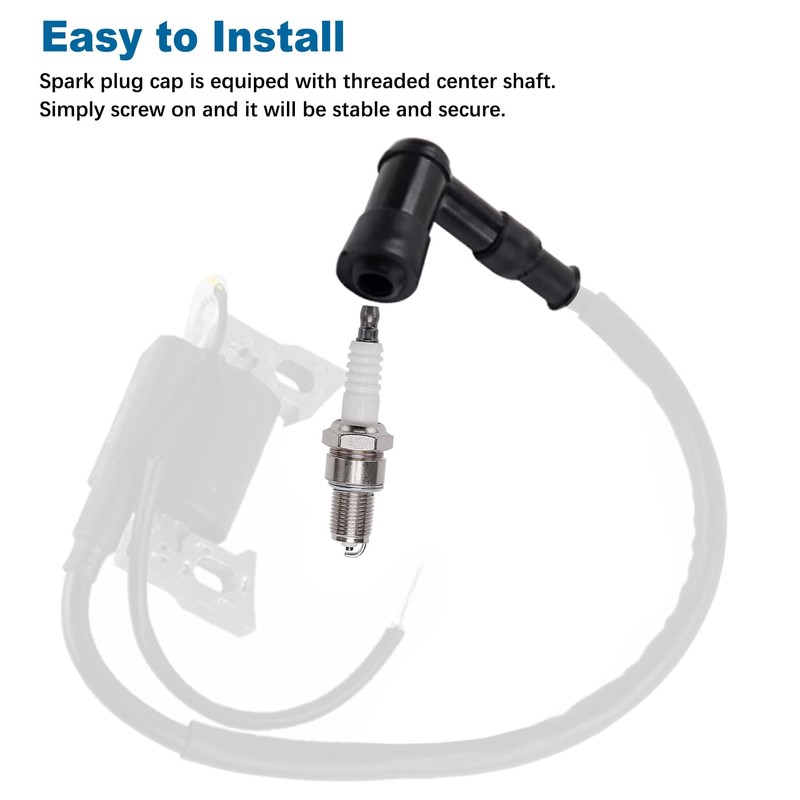 VooGenzek 3 Pieces Spark Plug Sockets, 90 Degree Waterproof Spark
