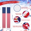 Mindsoft 61 Pcs Independence Day Decorations Outdoor Bunting Flags Set
