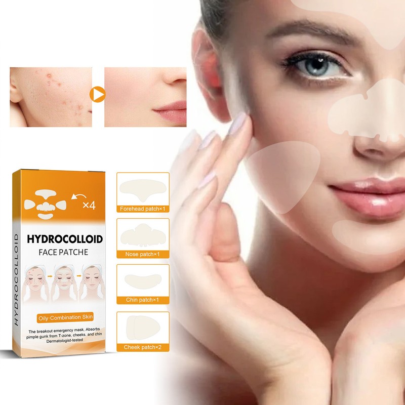 Face Acne Patches Hydrating and Purifying Forehead Nose Chin Cheek
