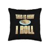Lefse Norwegian Bread Recipe Maker Flatbread Rolling Throw Pillow