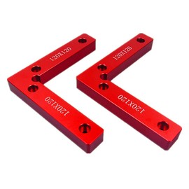 CarAngels Aluminum Complete Square Corner Clamp, Set of 2, Pointer Square, L Shape, 90 Degree Right Angle, Woodworking, Fixing, Tightening Tool (Old Model)