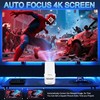 Mini Projector with WiFi and Bluetooth 5.4 - Auto Focus/Keystone,