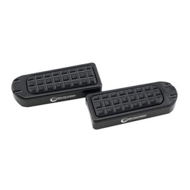 GTR Revolution Honda Monkey 125 Ducks 125 Foot Pegs MONKEY125 DAX ST125 FRONT FOOT PEG 3D CNC Step Foot Rest Metal (Black)