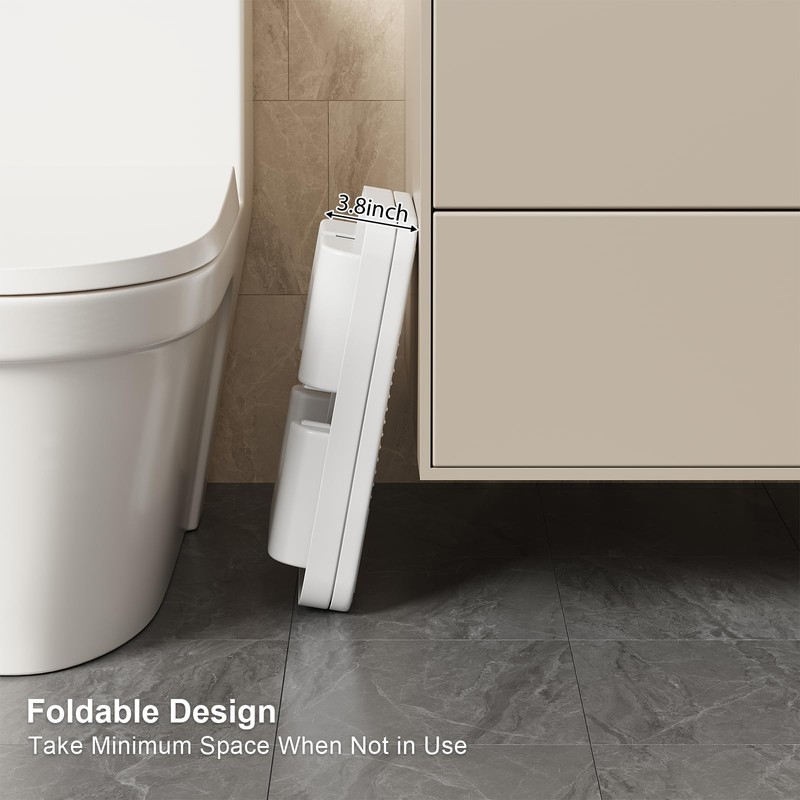 Osivaex Folable Squatting Potty Stool for Adults, 7" Height Adjustable