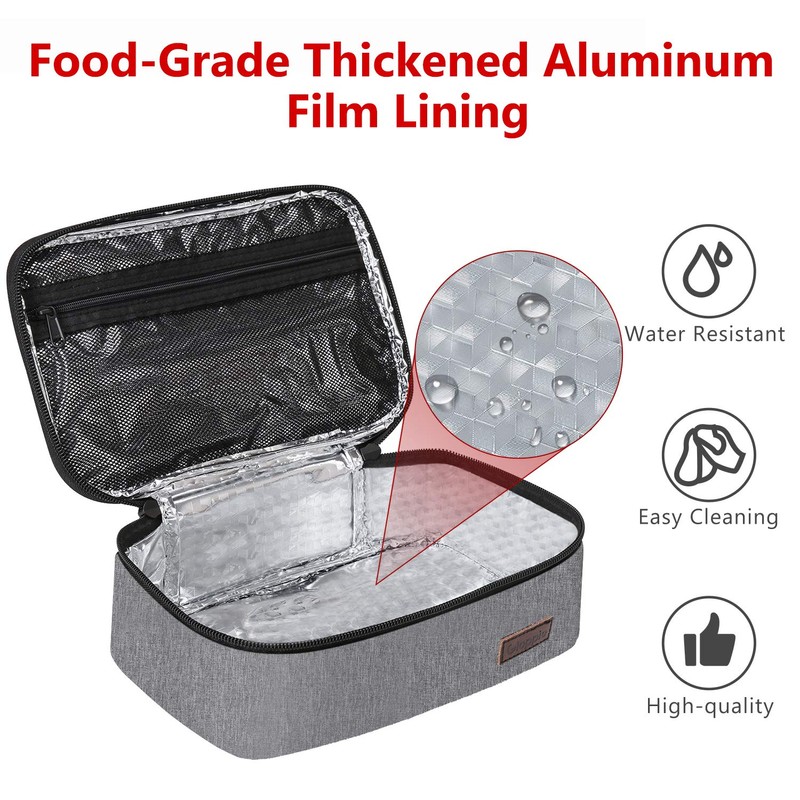 Gloppie Lunch Box Insulated Soft Bag Mini Cooler Tote Food