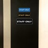 All Quality Standard Staff Only Wall or Door Sign |