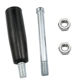 yukata Rotary Handles Lathe Hand Handle Marine Winch Handles Trailer Jack Crank Handwheel milling Machine Accessories M8 Threaded Handle with nut 2pcs (M10*80)