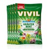 VIVIL Herbal Mint with 23 Herbs, 5 Bags, Cough Drops