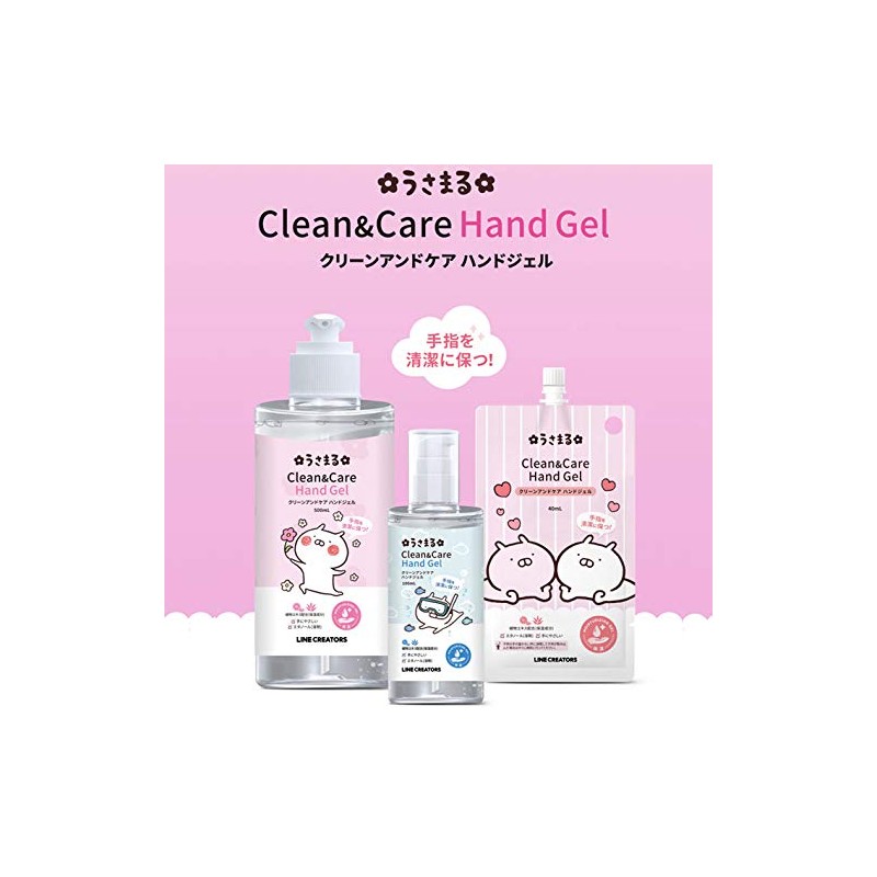 Usamaru Clean and Care Hand Gel, 3.4 fl oz (100