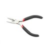 AKORD Mini Extra Long Nose Plier with Spring, Silver/Black