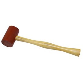 2" Rawhide Leather Mallet 6 Oz Extra Soft Non-Coated Natural Rawhide Mallet Hammer Non-Marring Jewelry Making Metal Forming Stamping Leatherwork Tool