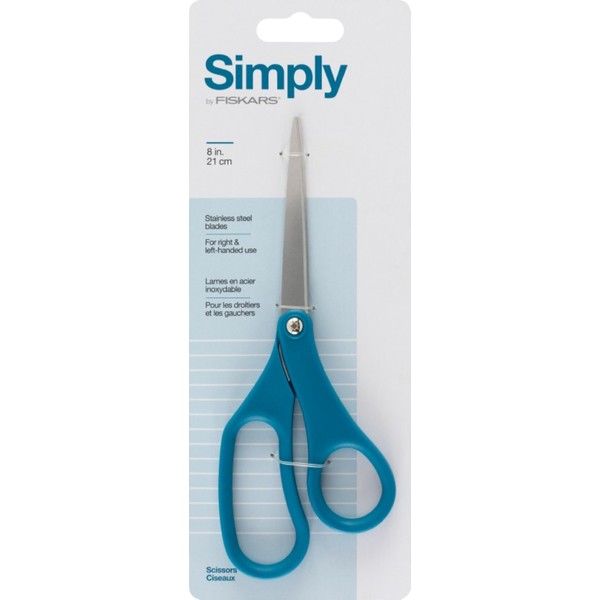 Fiskars Simply 8 inch Stainless Steel Scissors - General Purpose