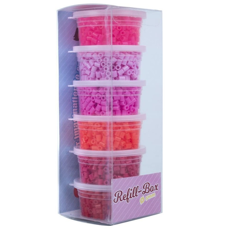 La Manuli Perline da Stirare Rosso Rosa - 3000 Pezzi
