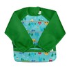 green sprouts Easy-wear Long Sleeve Bib | Waterproof Protection | Flipped Pocket, Soft Material, Easy Clean Smock