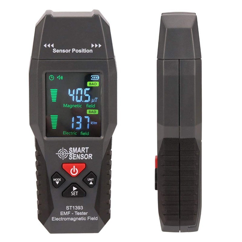 EMF Meter KKmeter Electromagnetic Field Radiation Detector with Digital LCD