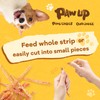 PAWUP Chicken Jerky Strip Dog Treats w/Taurine Natural Rawhide Free