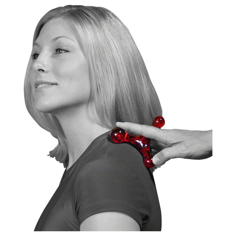 Jacknobber 2 Massagehilfe Massageroller Massagegerät Selbstmassage Rückenmassage