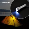 Tatuo 20 Pieces Mini Flashlights Keychain 5 Bulbs LED Keychain