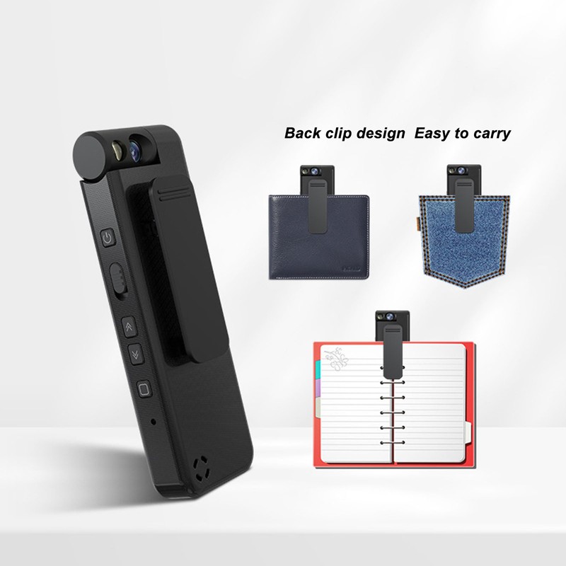 HD 1440P Outdoor Sports Camera Back Clip Pocket Body Camera