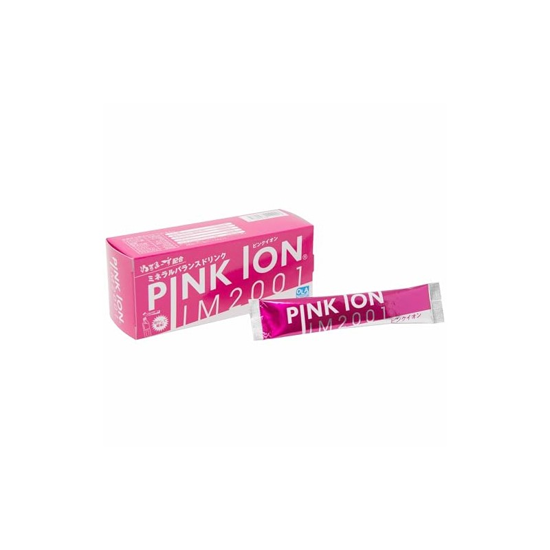 Pink Ion 1101 Powder Refreshing Beverage, Pink Ion, 7 Packets,
