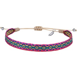 KELITCH Women's Friendship Bracelet Sand Bracelets Bangle Stacking Tropical Beach Wrap Bracelets, Nylon