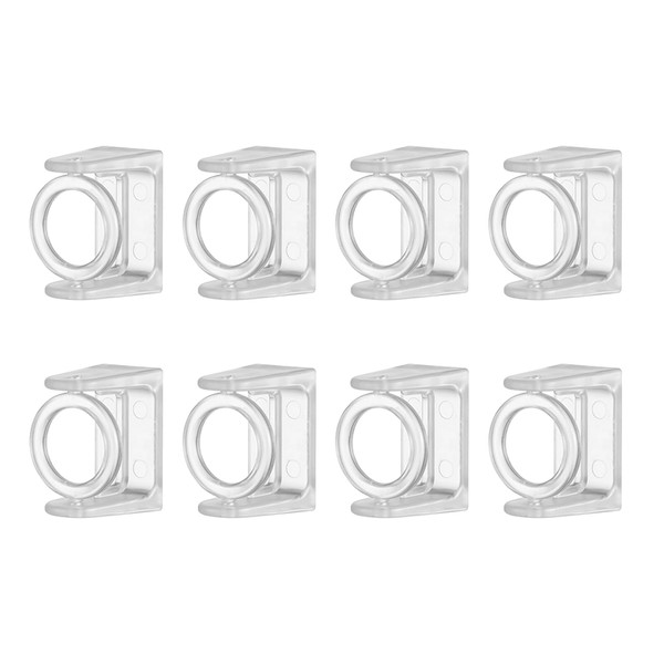 8 Pieces Curtain Rod Holder, Curtain Rod, No Drilling, Curtain